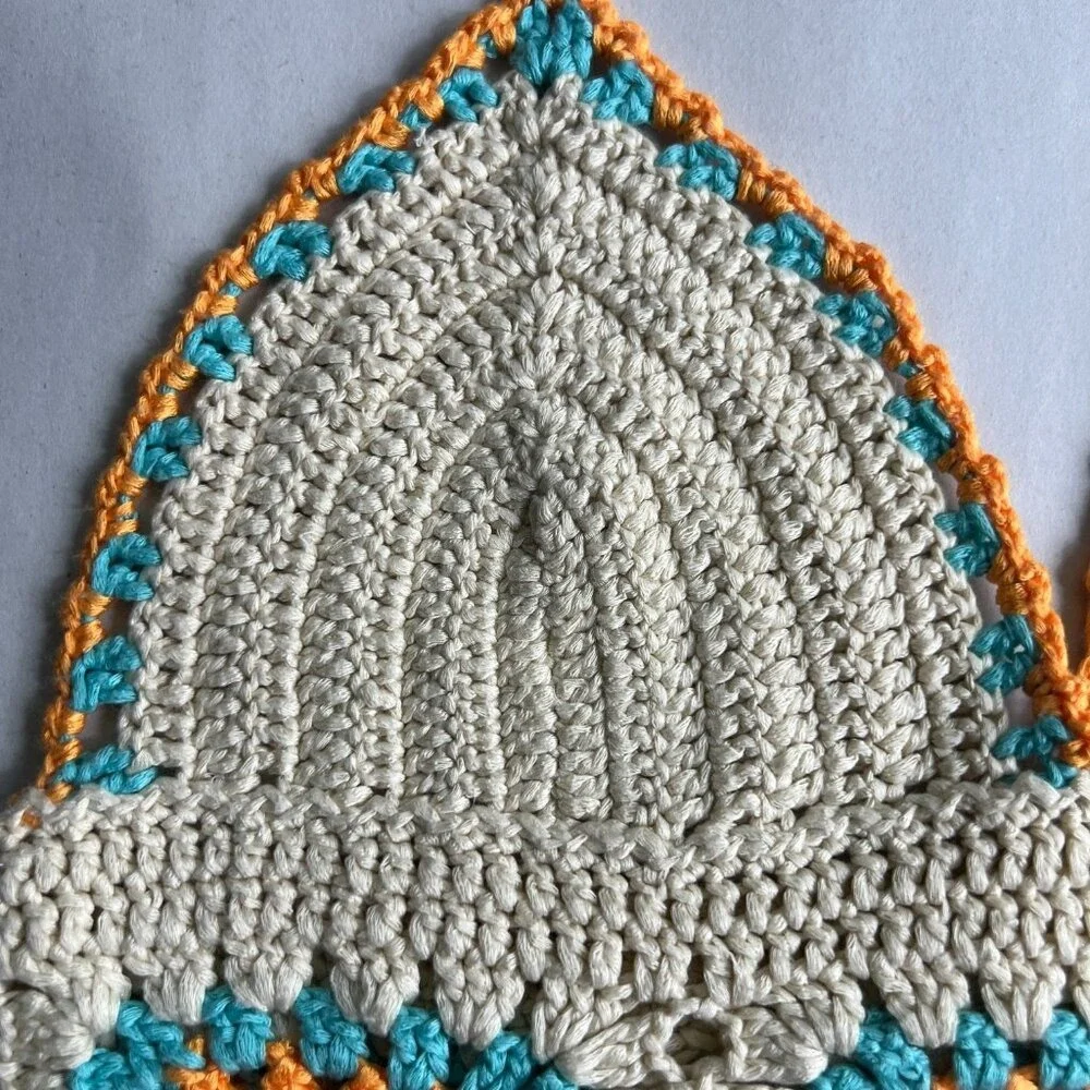 Altar'd State Cropped Crochet Halter Top Size‎ S/M Festival Hippie Retro